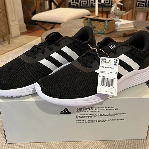 adidas Men's Lite Racer 2.0 Running Shoes/NWT/11.5 - Picture 14 of 16